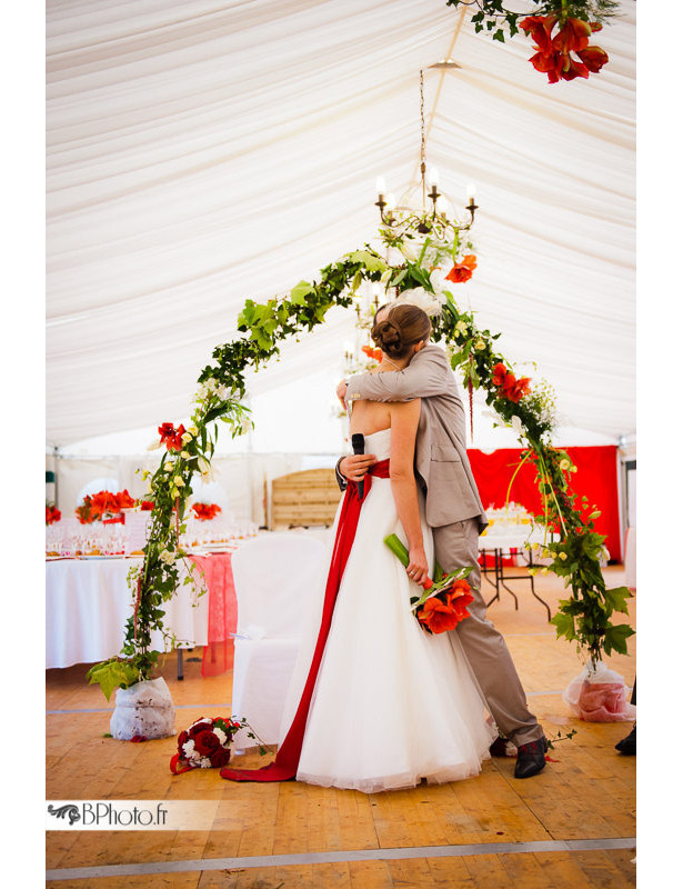 Julie et Cédric (le baiser) © Benjamin Brette