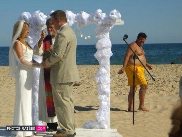 Cérémonie laïque sur la plage ratée