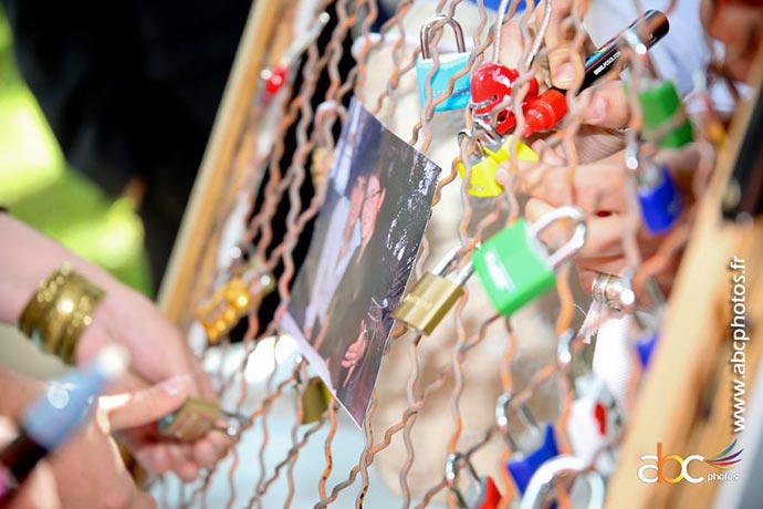 Rituel du cadenas pour cérémonie laïque (Auriane & Loïc)