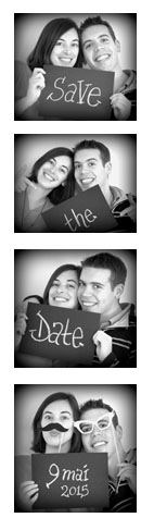 Save the date photomaton