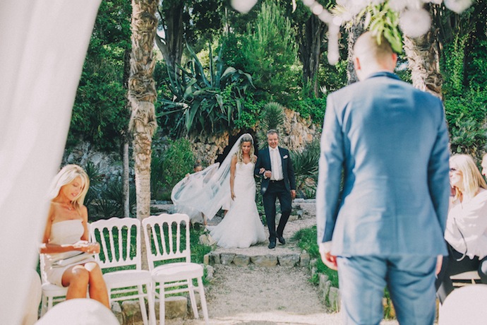 Entrée de la mariée - Cérémonie laïque d'Alicia et Xavier