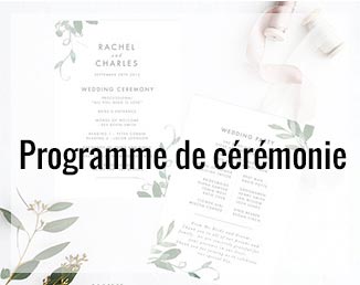 Shopping programme cérémonie laïque