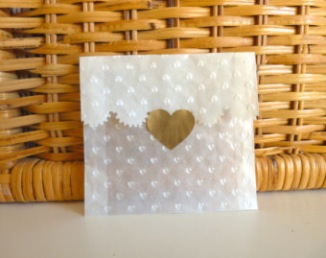 Sachet plumetis pour confettis 