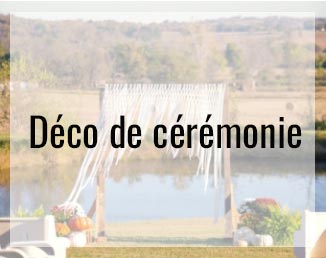 Déco de cérémonie laïque