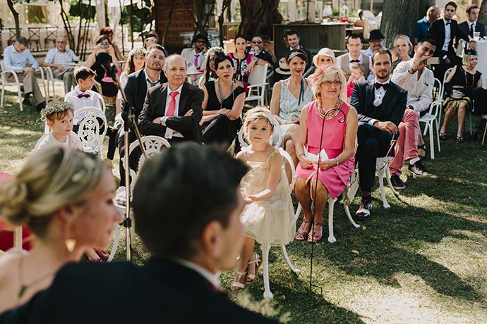 Réaction des invités - Cérémonie laïque Caroline et Eric