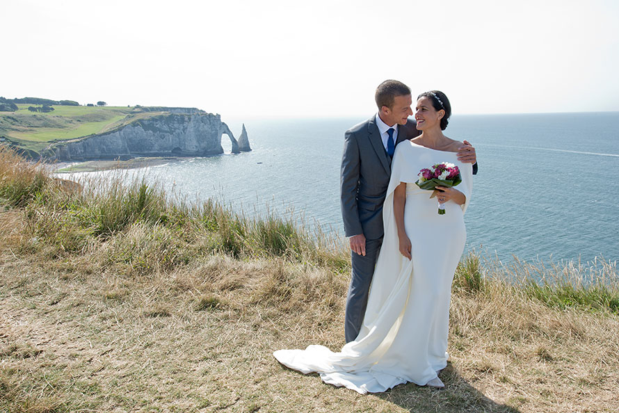 Mariage de Marine et Cédric à Étretat